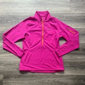 Marmot Women's Vibrant Pink Jacket Size Medium Women’s Running Windbreaker